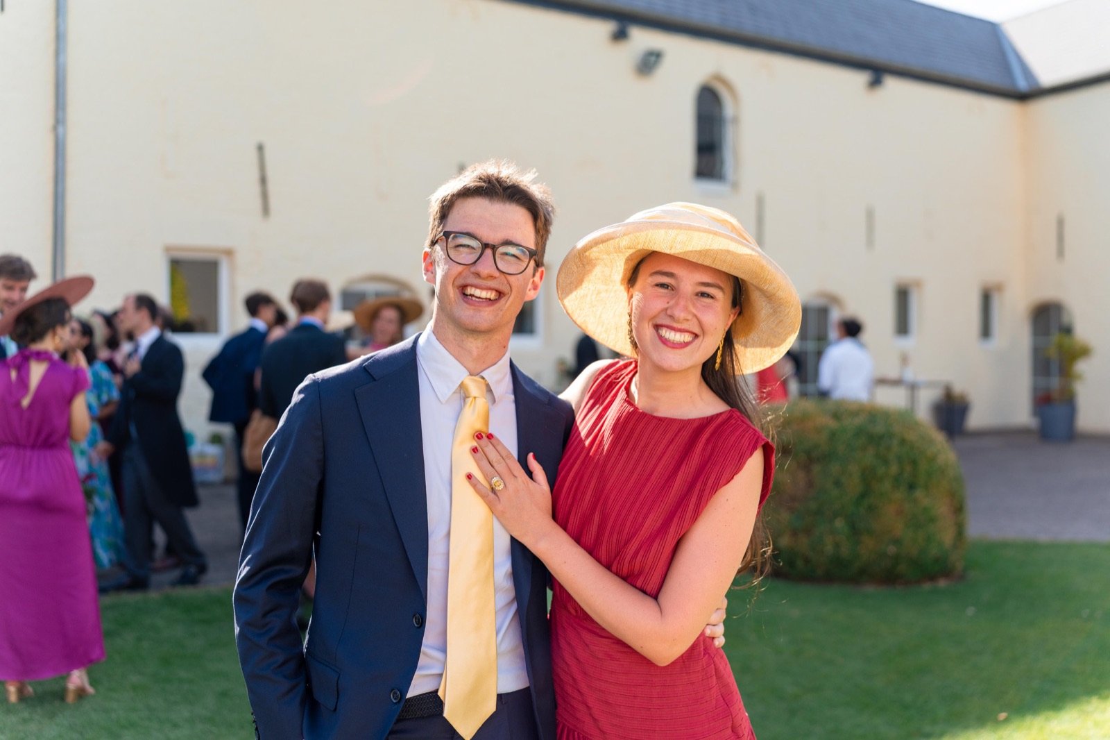 Foucauld et Marie-Liesse en mariage
